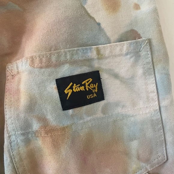 RIVERSIDE TOOL AND DYE + STAN RAY Dyed Painters Pants sz Small - Picture 3 of 5